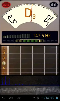 Guitar Tuner android App screenshot 1